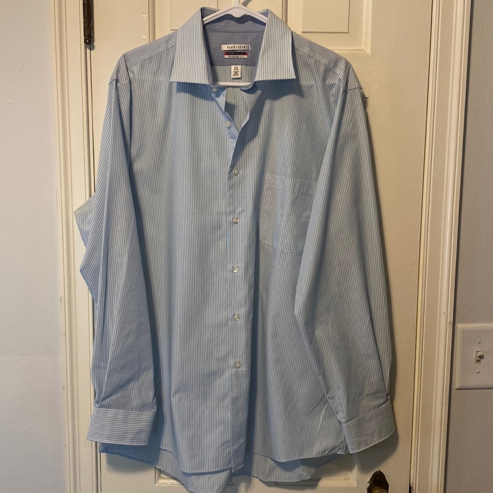 Van Heusen regular fit button down- size 16 1/2 34-35